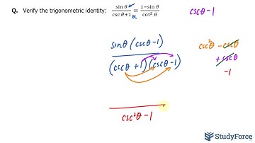 Multiplying by Conjugates to Verify Identities