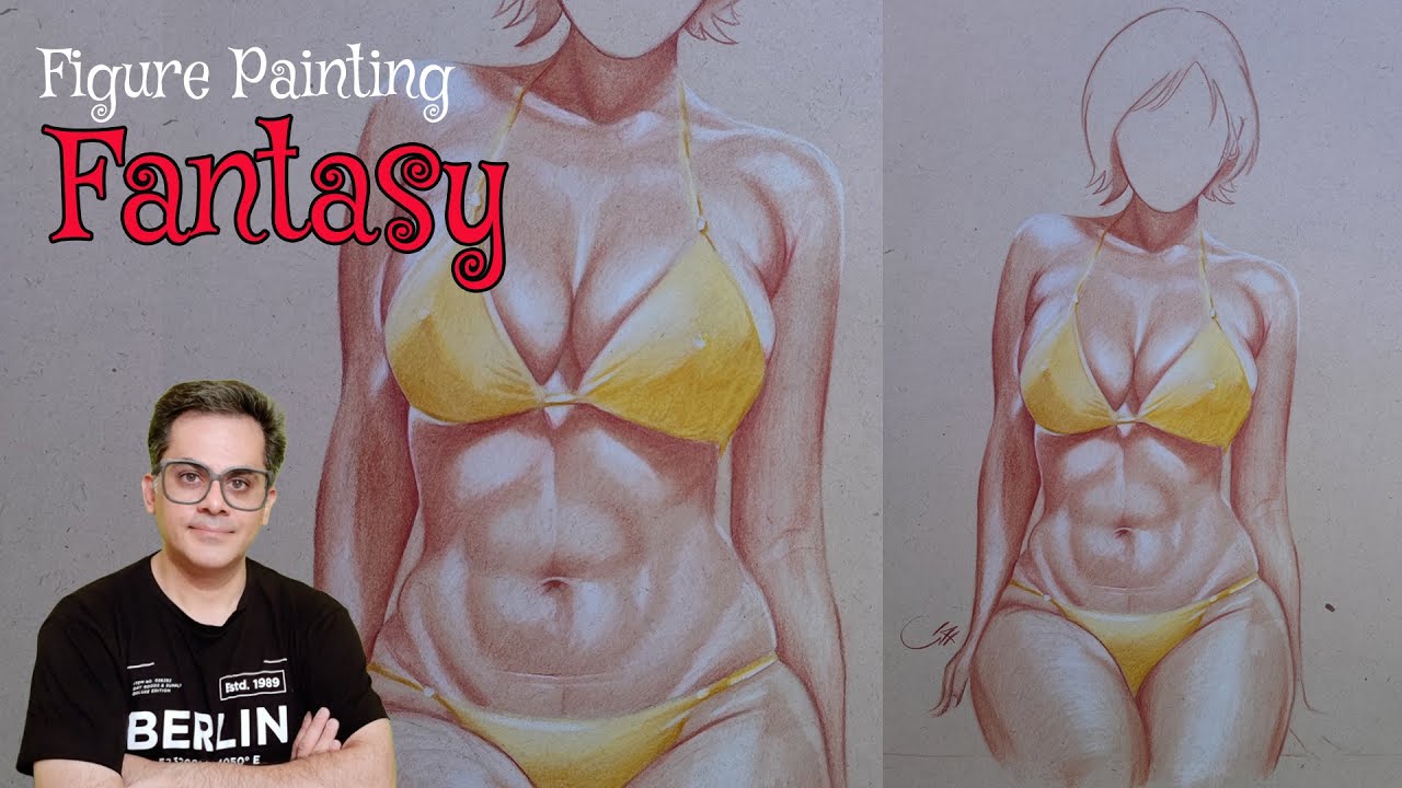 Step by step Tutorial Drawing A Fantasy Figure Hentai Color Pencil step-by-step-tutorial-drawing-a-fantasy-figure-hentai-color-pencil