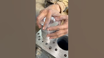 How piston rings gap testing clearly #engineblock #piston #ring #gap #clear #shorts #foryou #usa