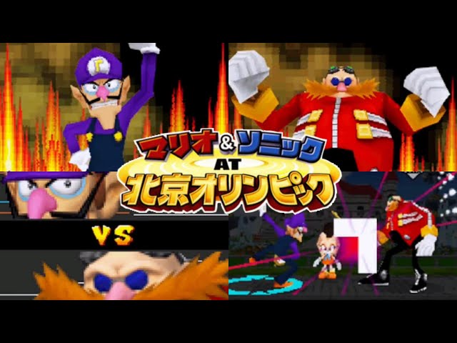 手足の長い者同士の対決【マリオ&ソニック AT 北京オリンピック