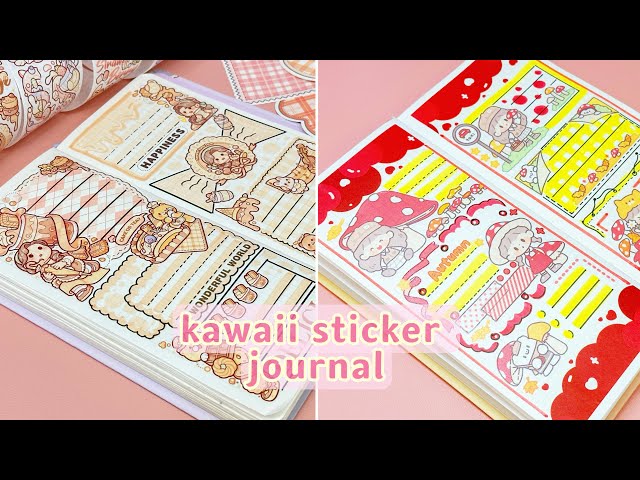 stickers journaling 💕cute kawaii sticker🌈 Immersive ASMR bullet journal