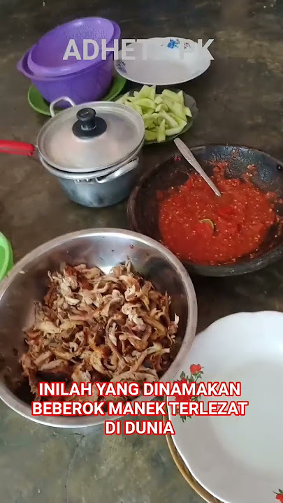 This is what is called the most delicious menek beberok in the world #shorts #tranding #trandings...