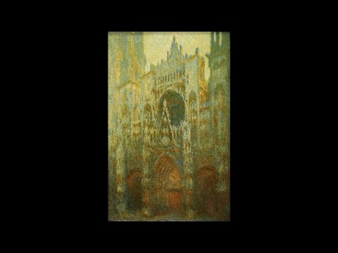 Claude Monet - La Catedral de Rouen (Le portail)