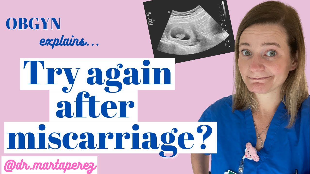 "When Can I Get Pregnant After Miscarriage?" OBGYN Answers Should I