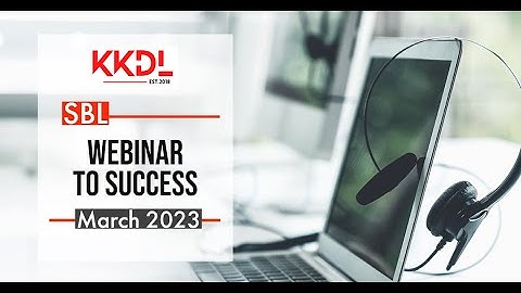 SBL March 23 webinar to success (WTS) by Kashif Kamran-FCCA