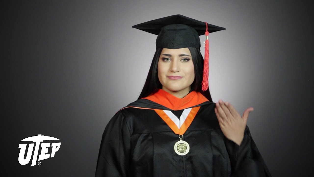 College Girl Graduate-student in-graduation gown And holding Degree And  Showing Thumbs-up