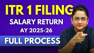 ITR 1 Filing for Salaried Employees - ITR 1 for FY 24-25 - Who Can File? Documents Required