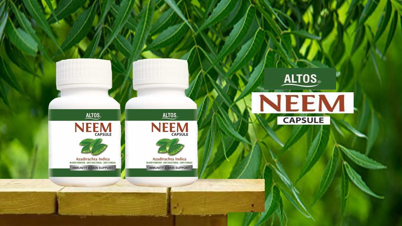 Altos Neem Capsule Neem Capsule Benefits YouTube