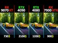 RX 9070 XT vs RTX 4090 vs RTX 4080 vs RX 7900 XTX TEST IN 10 GAMES | R7-9800X3D