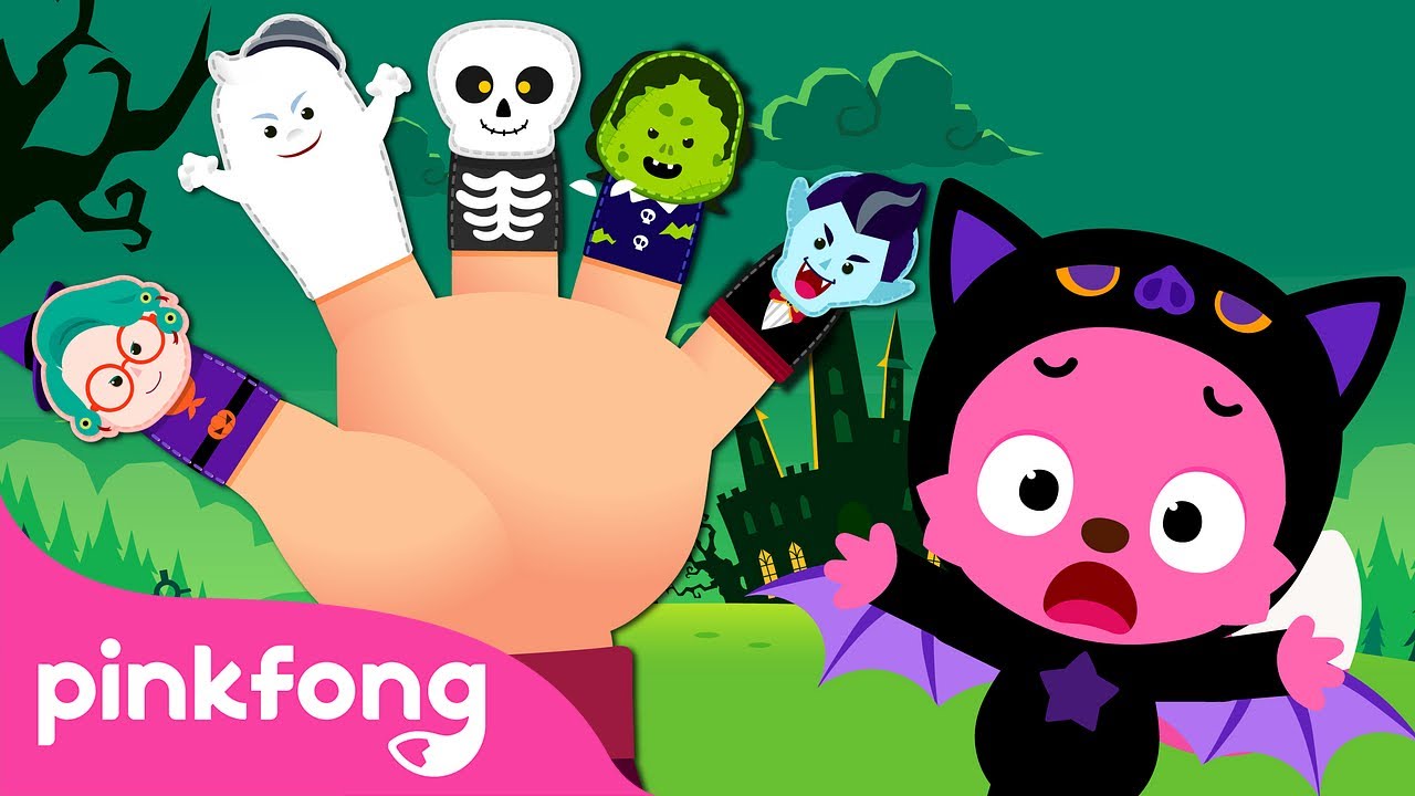 🦇 Halloween Finger Family 🎃 Wolfoo Family Halloween Songs