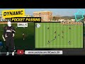 🏃‍♂️Dynamic Pocket Passing drills +6v4 l 2가지 패스 l パストレーニング #football #footballtraining