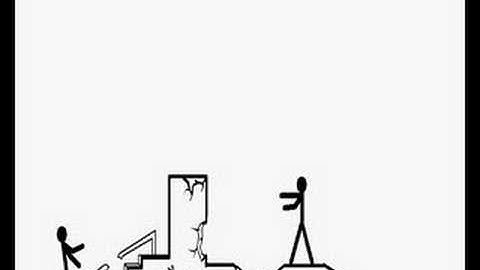 stick men fighting on pivot with sound effects