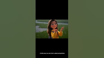 💧 How the Water Cycle Works | Nivi & Vedan Explain for Kids 🌦️ #cartoon #animatedstories #animation