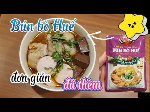 Hướng dẫn Cách nấu bún bò đơn giản – Nấu bún bò Huế "giả chiến" bằng nồi áp suất và gói gia vị thần thánh