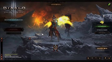 Diablo 3 2.4 Wizard firebird Greater rift 35 (Season 5) - {solo}