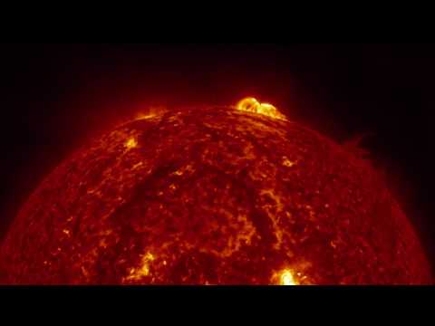 Великолепные кадры солнца через мощный телескоп NASA (4K)