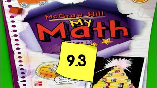 McGraw Hill My Math 5th grade Ch. 9 Add/Subtract Fractions , Lesson 3 Subtract Like Fractions