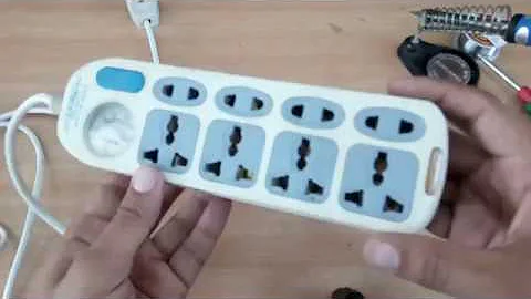 How to Repair Electrical Extension board at home in Urdu/Hindi