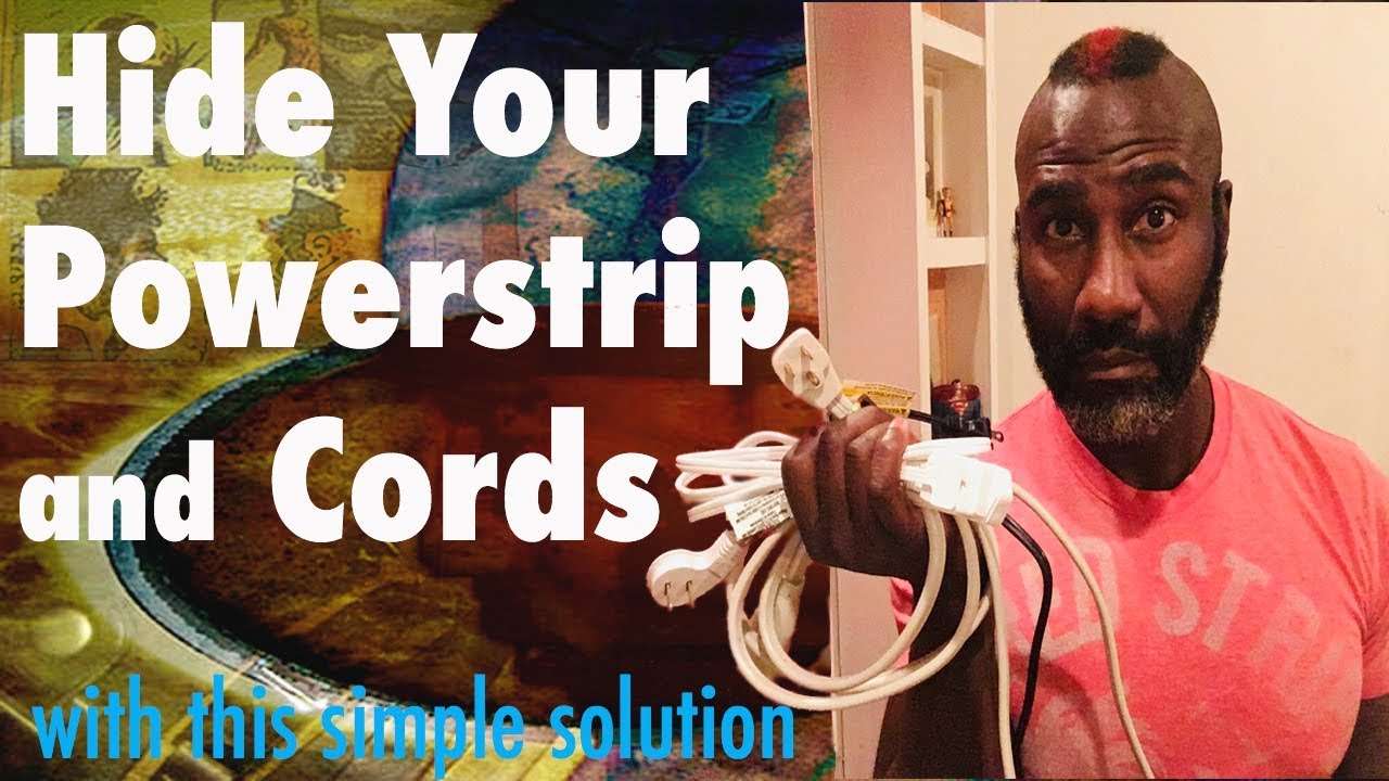 Best Way To Hide Cords Power Strips And Plugs Cable Management Diy In Style