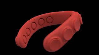 Lobster Squid Modular Freediving Neck Weight