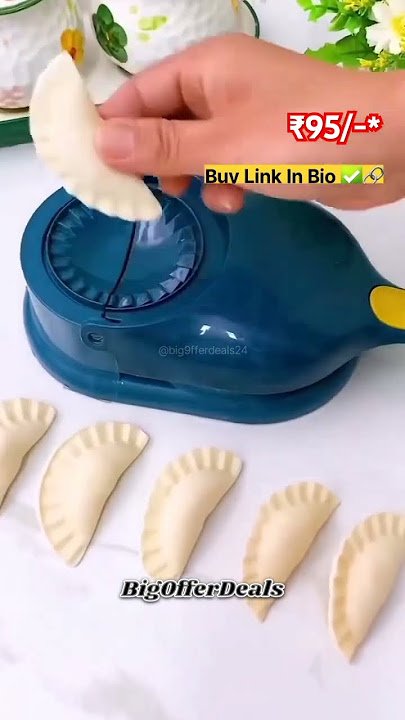 2-in-1 Dumpling Maker, Momo Maker, Gujiya Maker Machine | ₹95/- me Bus #bigofferdeals24