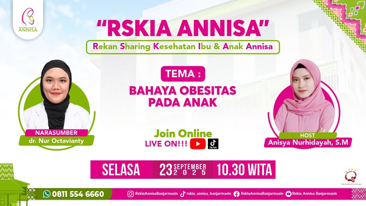 Rekan Sharing Live – Bahaya Obesitas Pada Anak #RekanSharing #kesehatananak