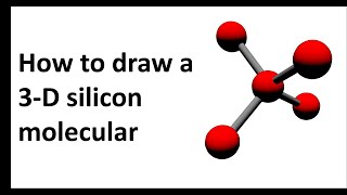 How to draw a 3-D silicon molecular with Autodesk Maya