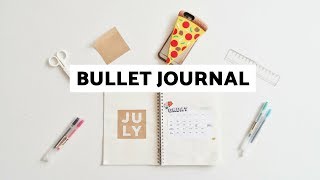 Medical Student Bullet Journal Set-up for Productivity (Minimalist)