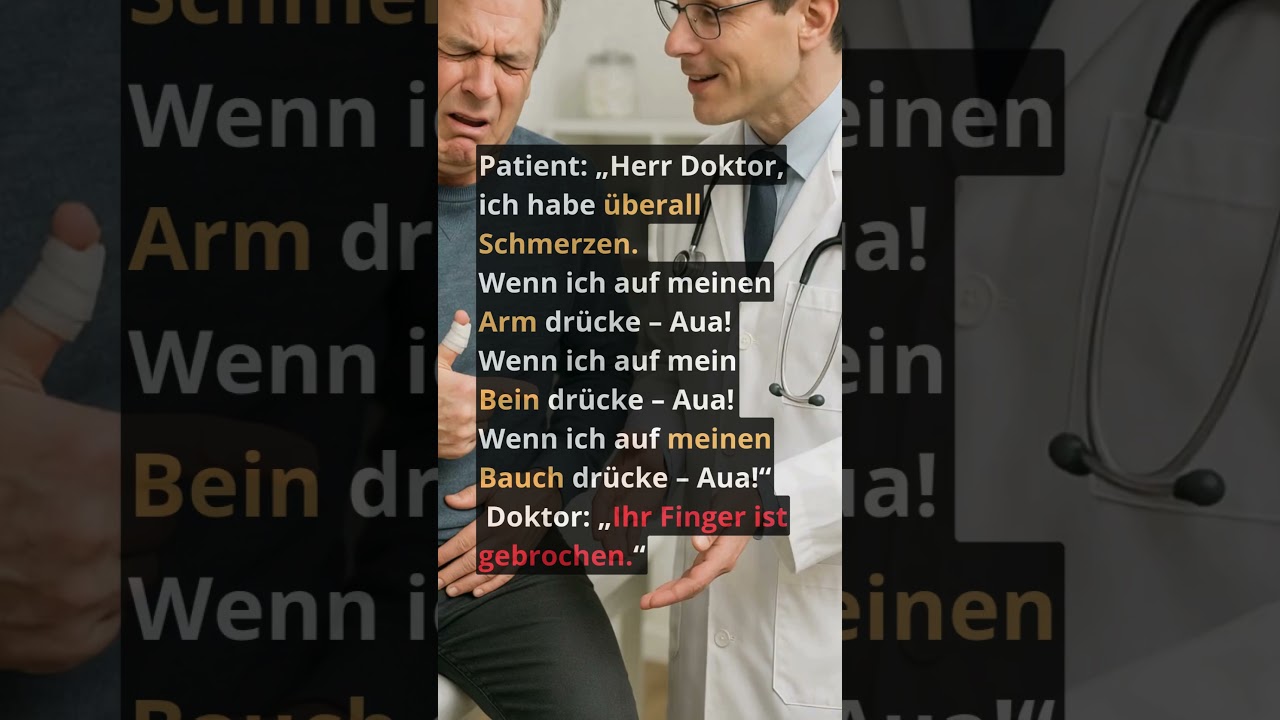 Überall Schmerzen?! 😂 Doktor löst das Rätsel!