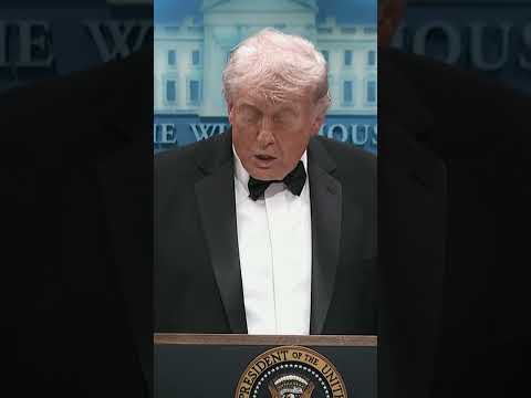 Donald Trump speaks after shooting incident at correspondents' dinner