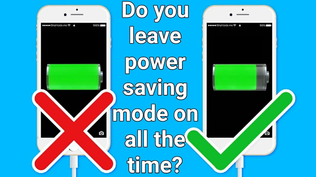 Is power saving mode harmful for mobile? Explanation - YouTube