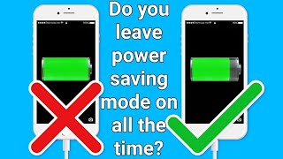 Is power saving mode harmful for mobile? Explanation screenshot 3