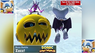 SONIC DASH BOSS BATTLE ZAZZ VS ROGUE GAMEPLAY WALKTHROUGH PART 9 |
