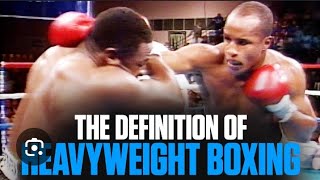 Michael Moorer vs Bert Cooper. (Slugfest & Knockout)