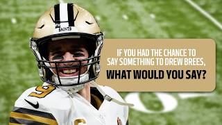 Saints fans share messages to Drew
