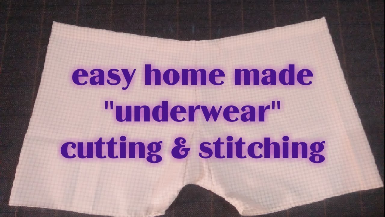 Gents underwear cutting and stitching YouTube