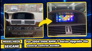 How to remove original screen and install android radio BMW 7 Series E65 E66 E92 CCC 2004 -2008？ screenshot 1