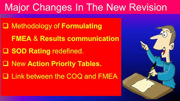 AIAG VDA FMEA HANDBOOK  Major Changes In New Manual