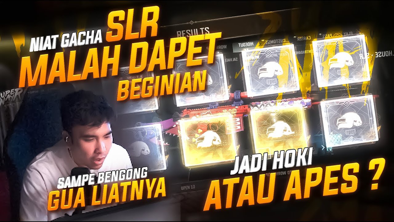 SAMPE BENGONG GUA LIAT NYA ! NIAT GACHA SLR MALAH DAPET BEGINIAN !! HOKI ATAU APES ? 