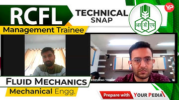 Fluid Mechanics Technical Snap for RCFL Management Trainee | Mechanical Engg. | Start Preparation