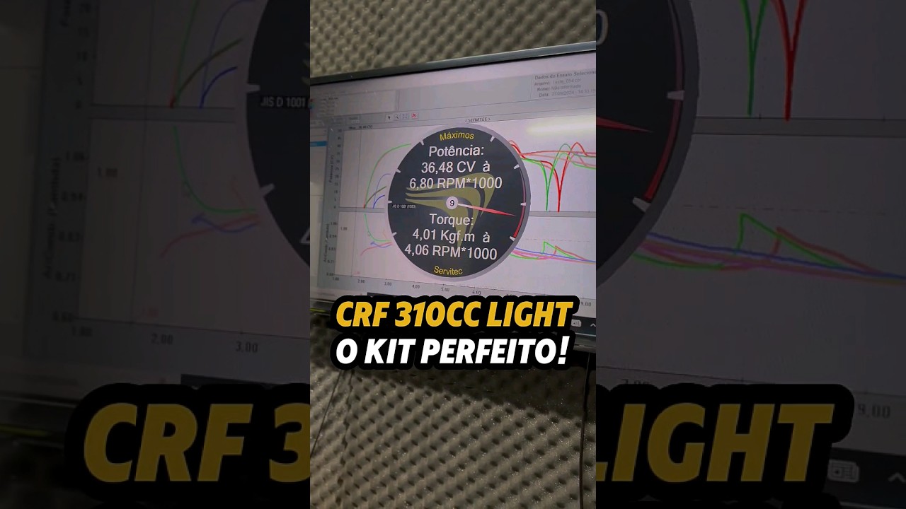 CRF 310CC LIGHT PRA TRILHA, NO PADRÃO AMARAL RACING! 🤩🔥