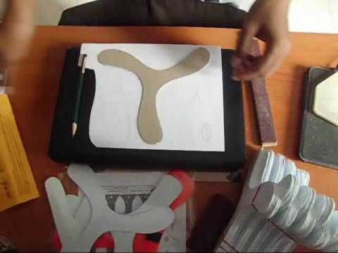 How to make short range boomerang