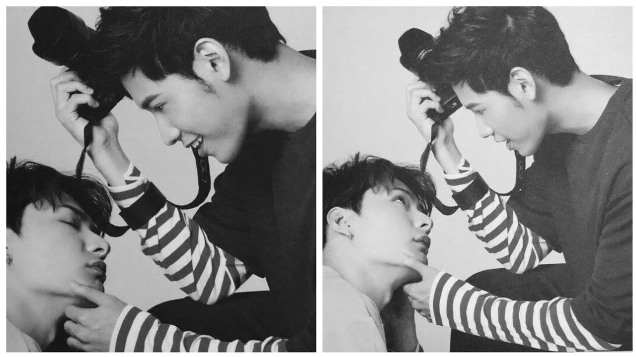 just the way singto looks he  look into Kristi's Eyes all the time