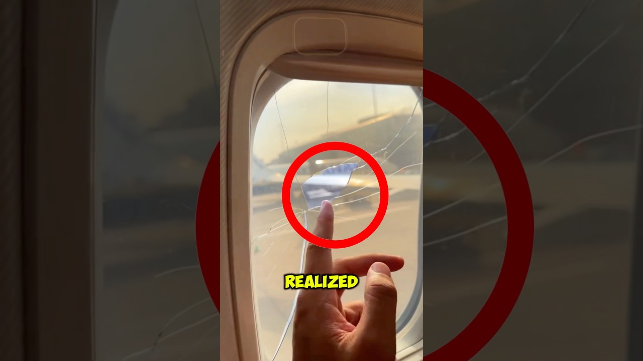 His Airplane Window Started Breaking Mid-Flight 🔥😱