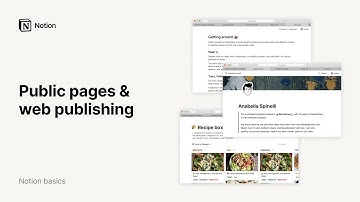 Páginas públicas y compartir en la web