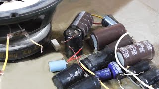 Use any old capacitor to increase bass for the speaker