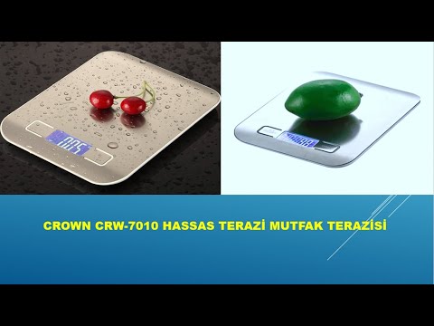 crown dijital hassas led ekran mutfak terazisi inox 5 kg hassas terazi incelmesi youtube