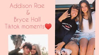 Addison Rae and Bryce Hall tiktok moments♥️ | Just Fun