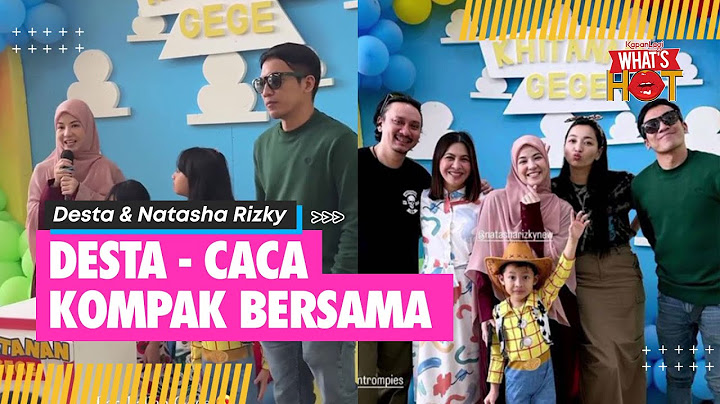 Desta Dan Natasha Rizky Kompak Rayakan Khitan Anak Ketiga, Acara Syukuran Bertema Toy Story