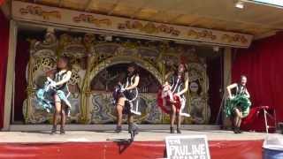 Pauline Reader Dancers - Can Can - The Great Dorset Steam Fair - England 2013